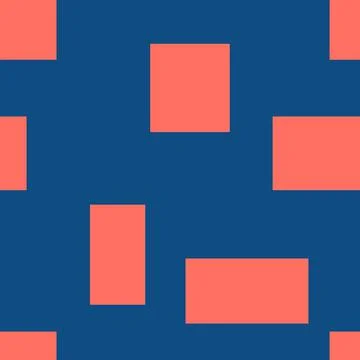 Geometric seamless pattern from different rectangles. Illustrazione stock