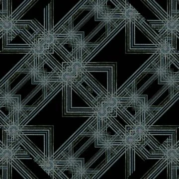 Geometric Seamless Pattern Digital abstract geometric intersecting linear ... Stock Photos
