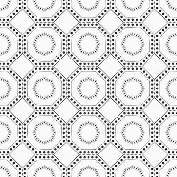 Geometric seamless pattern with dots. Иллюстрация