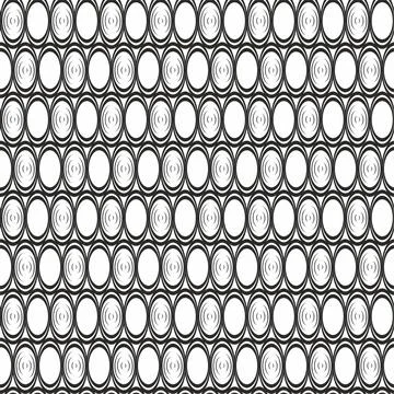 Geometric seamless pattern with ellipses. Stock Illustration