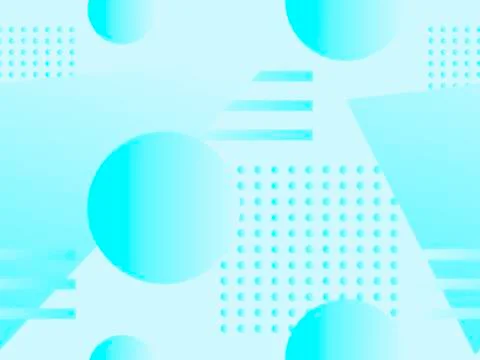 Geometric seamless pattern. Geometric shapes with gradient, memphis style. Zi Stock Illustration