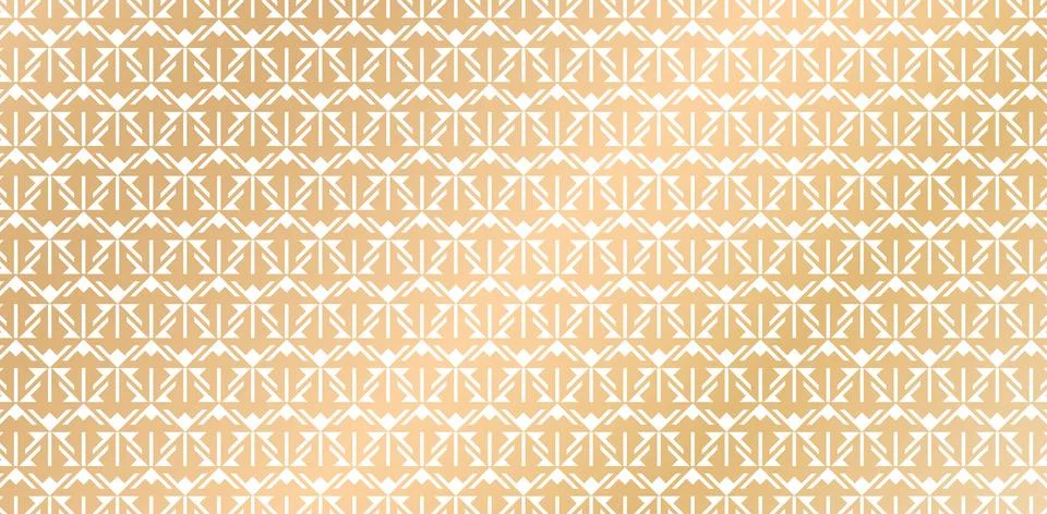 Geometric seamless pattern gold Stock Illustration