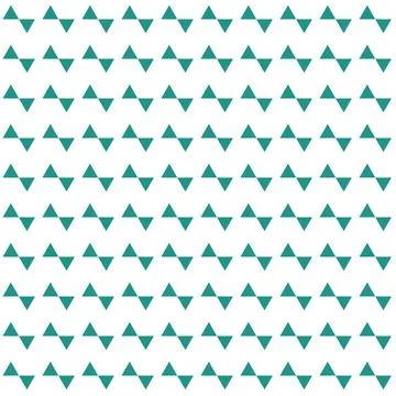 Geometric seamless pattern green emerald white triangle background, simple il イラスト素材