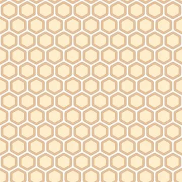 Geometric seamless pattern with honeycombs. Stock Illustration