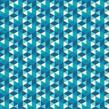 Geometric seamless pattern Stock Illustration