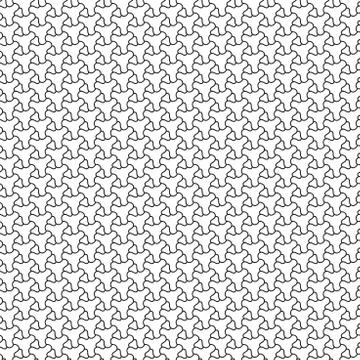 Geometric Seamless  Pattern Stock Illustration