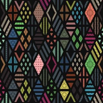 Geometric seamless pattern Stock Illustration