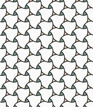 Geometric Seamless  Pattern Stock Illustration