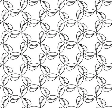 Geometric Seamless  Pattern Stock Illustration