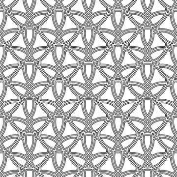 Geometric Seamless  Pattern Stock Illustration
