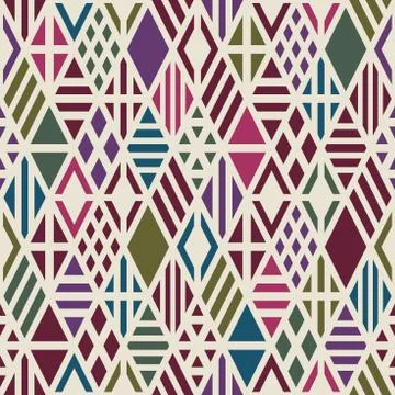 Geometric seamless pattern. Stock Illustration