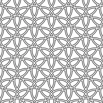 Geometric Seamless Pattern Stock Illustration