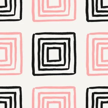 Geometric Seamless Pattern Stock Illustration