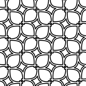 Geometric Seamless Pattern Stock Illustration