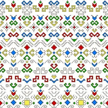 Geometric seamless pattern Stock Illustration