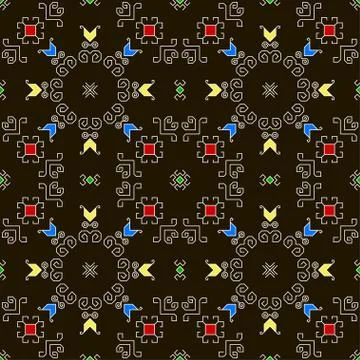 Geometric seamless pattern Stock Illustration