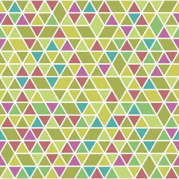 Geometric Seamless Pattern Stock Illustration