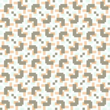 Geometric Seamless Pattern Stock Illustration