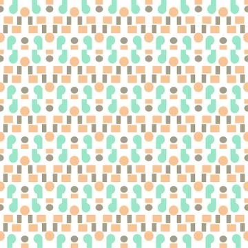 Geometric Seamless Pattern Stock Illustration