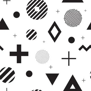 Geometric seamless pattern Stock Illustration