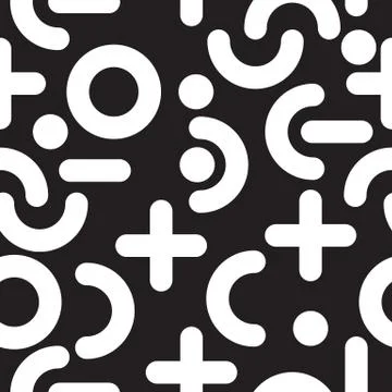 Geometric seamless pattern Stock Illustration