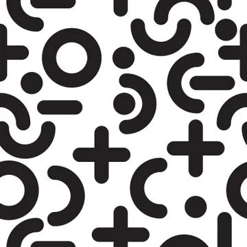 Geometric seamless pattern Stock Illustration