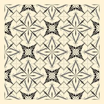 Geometric seamless pattern Stock Illustration