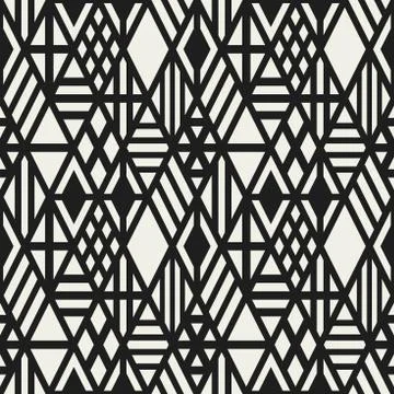 Geometric seamless pattern Stock Illustration