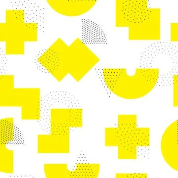 Geometric Seamless Pattern Stock Illustration