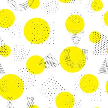 Geometric Seamless Pattern Stock Illustration