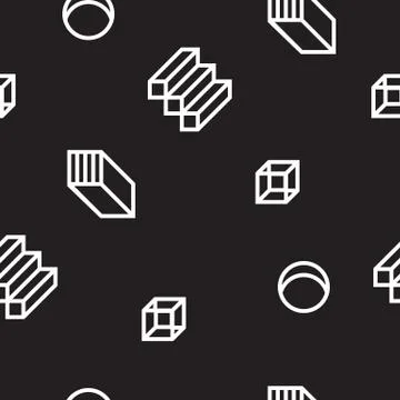 Geometric Seamless Pattern イラスト素材