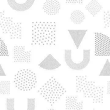 Geometric Seamless Pattern Stock Illustration