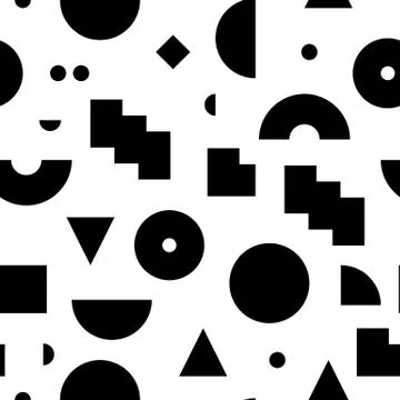 Geometric Seamless Pattern Stock Illustration