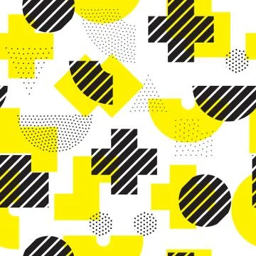 Geometric Seamless Pattern Illustrazione stock