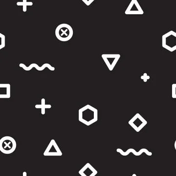 Geometric Seamless Pattern 스톡 일러스트