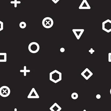 Geometric Seamless Pattern Stock-Illustration