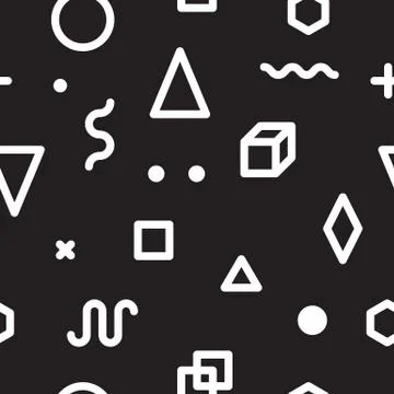 Geometric Seamless Pattern イラスト素材