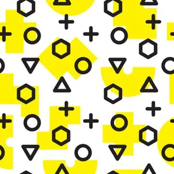 Geometric Seamless Pattern Illustrazione stock