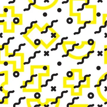 Geometric Seamless Pattern Illustrazione stock