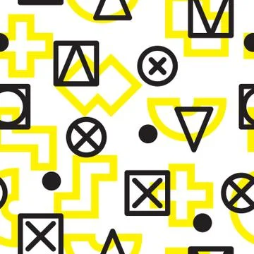 Geometric Seamless Pattern Stock-Illustration