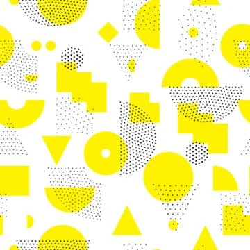 Geometric Seamless Pattern Stock Illustration