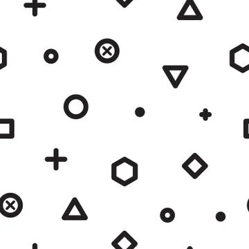 Geometric Seamless Pattern イラスト素材