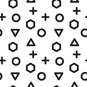 Geometric Seamless Pattern イラスト素材