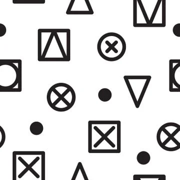 Geometric Seamless Pattern イラスト素材