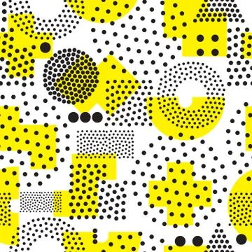 Geometric Seamless Pattern Stock Illustration