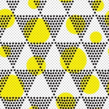 Geometric Seamless Pattern Stock Illustration