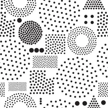 Geometric Seamless Pattern Stock Illustration