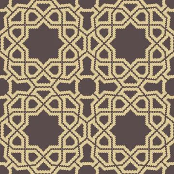 Geometric Seamless Pattern Stock Illustration