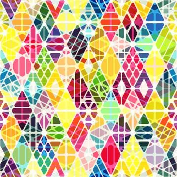 Geometric seamless pattern Stock Illustration