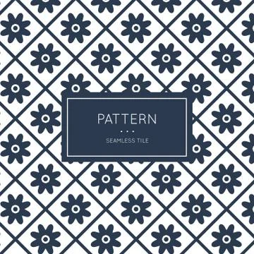 Geometric seamless pattern Stock Illustration
